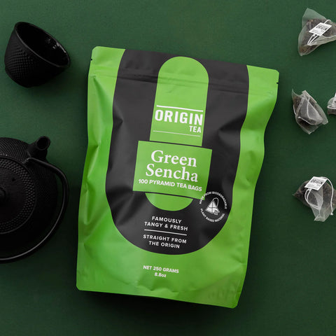 Origin Green Sencha Pyramid Tea Bags