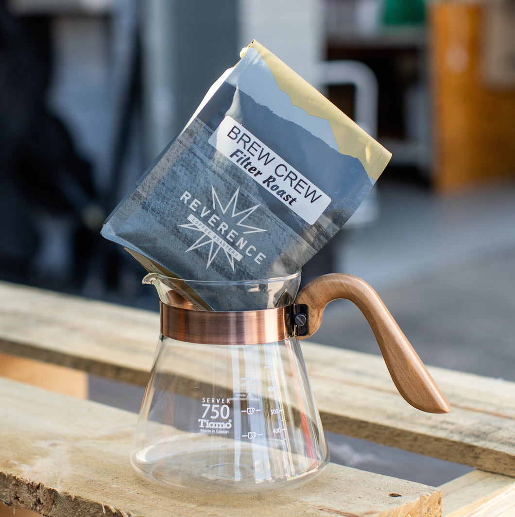 Reverence Brew Crew - Filter Roast Monthly Subscription (shipped 7th of each month)